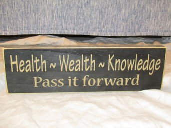 Inspirational Shelf Sitter Wall Plaque