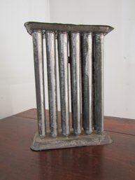 ANTIQUE TIN  12 TUBE CANDLE MOLD