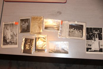 Assortment Of Antique/vintage Black & White Photos