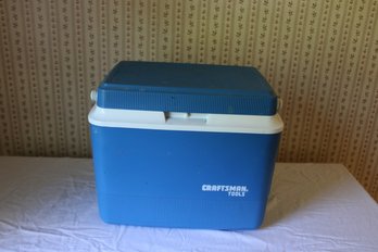 Blue Craftsman Tools Cooler Model 1908