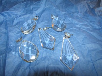 Lot Of 5 Extra Large Prisms