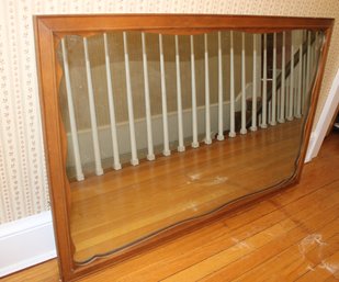 ETHAN ALLEN WOOD FRAMED WALL MIRROR