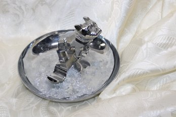 CHROME MACK TRUCKS BULLDOG CIGAR ASHTRAY