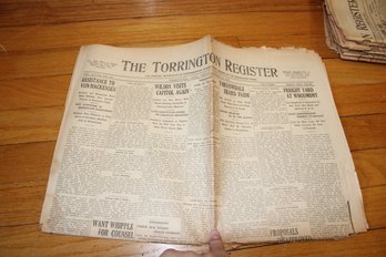 Collection Of 1917 Torrington Register Newspapers