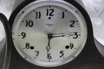 ANTIQUE GILBERT MANTLE CLOCK - NO KEY