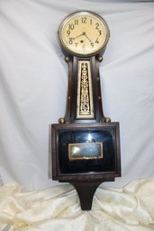 ANTIQUE INGRAHAM BANJO WALL CLOCK