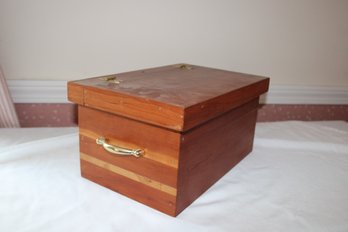 Wood Trinket Jewelry Box