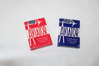 2 Decks Of Aviator Playing Cards