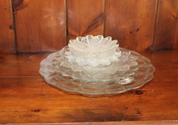 Collection Of Glass Plates Dishes