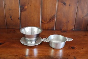 Pewter & Stainless Steel Bowls