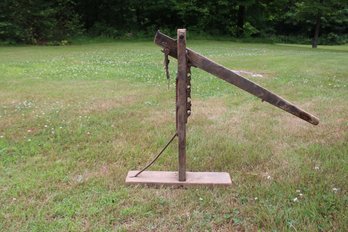 Antique Primitive  Wood Farm Tool