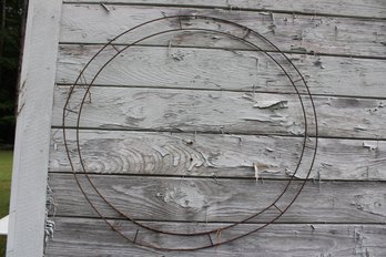 Round Metal Wreath Form