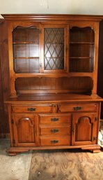 B.E.A.L.S 2 Piece WOOD HUTCH