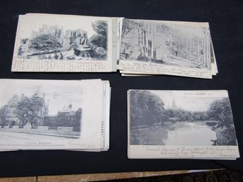 ASSORTMENT OF VINTAGE BLACK & WHITE POSTCARDS