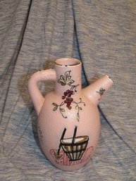 Vintage Pink Pitcher Made In Italy