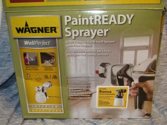 New Wagner Paint Ready Sprayer With Bonus Finish Nozzle