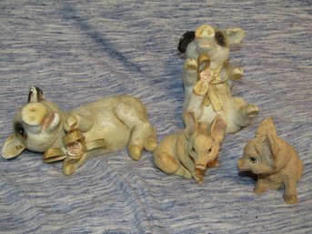 Collection Of Pig Figures