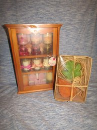 New Aroma Fruit Candle Collection And Display Case