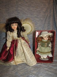 2 Porcelain Dolls