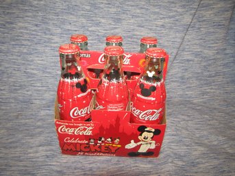 Unopened Celebrate Mickey Mouse 75 InspEARaration Coca Cola 6pack