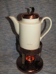 Copper And Ceramic Am Biance Coffe/tea Pot