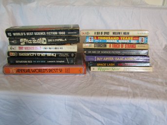 Collection Of Vintage Sci Fi Books