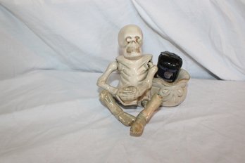 Skeleton Candle Holder