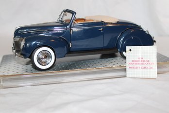 Franklin Mint Precision Models 1939 Ford Deluxe Coupe