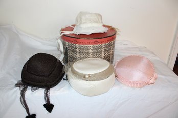 4 Vintage Women Hats