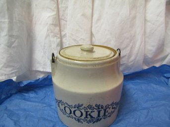 OVENPROOF USA CROCK STONEWARE COOKIE JAR