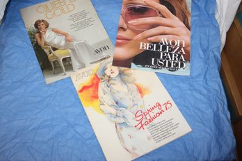 3 VINTAGE AVON CATALOGS