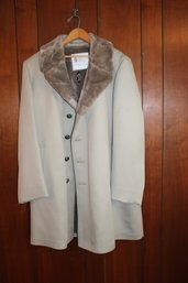 Mens Vintage London Fog Winter Overcoat 40 Reg