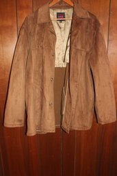 Mens Suede Massimo Coat Jacket Size M