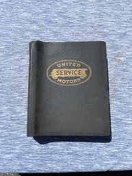 United  Service Motors Price Book