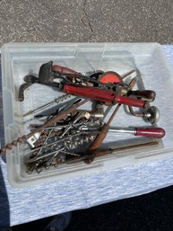 Hand Drill & Bit Lot