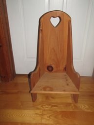 WOOD DOLL  CHAIR