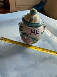 CERAMIC HONEY POT