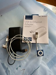 PHONE CHARGER, NANO, ETHERNET CONVERTER LOT