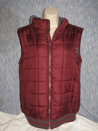 Pacific Trail Red Quilted Hooded Vest Size M