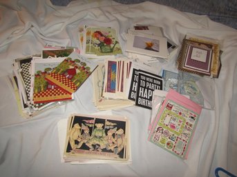 Big Lot Of Greeting Cards And Envelopes