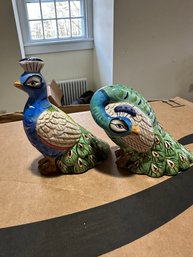 Peacocks Salt & Pepper Shakers