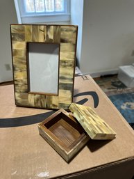 Inlaid Frame & Matching Box