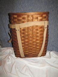 Wicker Wilderness Trapper Basket  Back Pack - Boy Scout