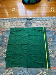 50' X 48' GREEN CARD TABLE CLOTH