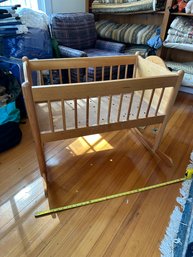 36' LONG WOODEN CRADLE