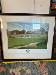 FRAMED RYDER CUP PRINT