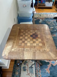 Pedestal Chess Table With Drawers - 23'x23'x27'