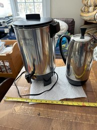 West Bend 30 Cup Coffe Maker & 12 Cup Coffee Maker