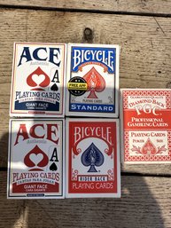 PLAYING CARD LOT - 5 DECKS