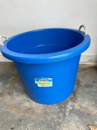 Blue Plastic Tub